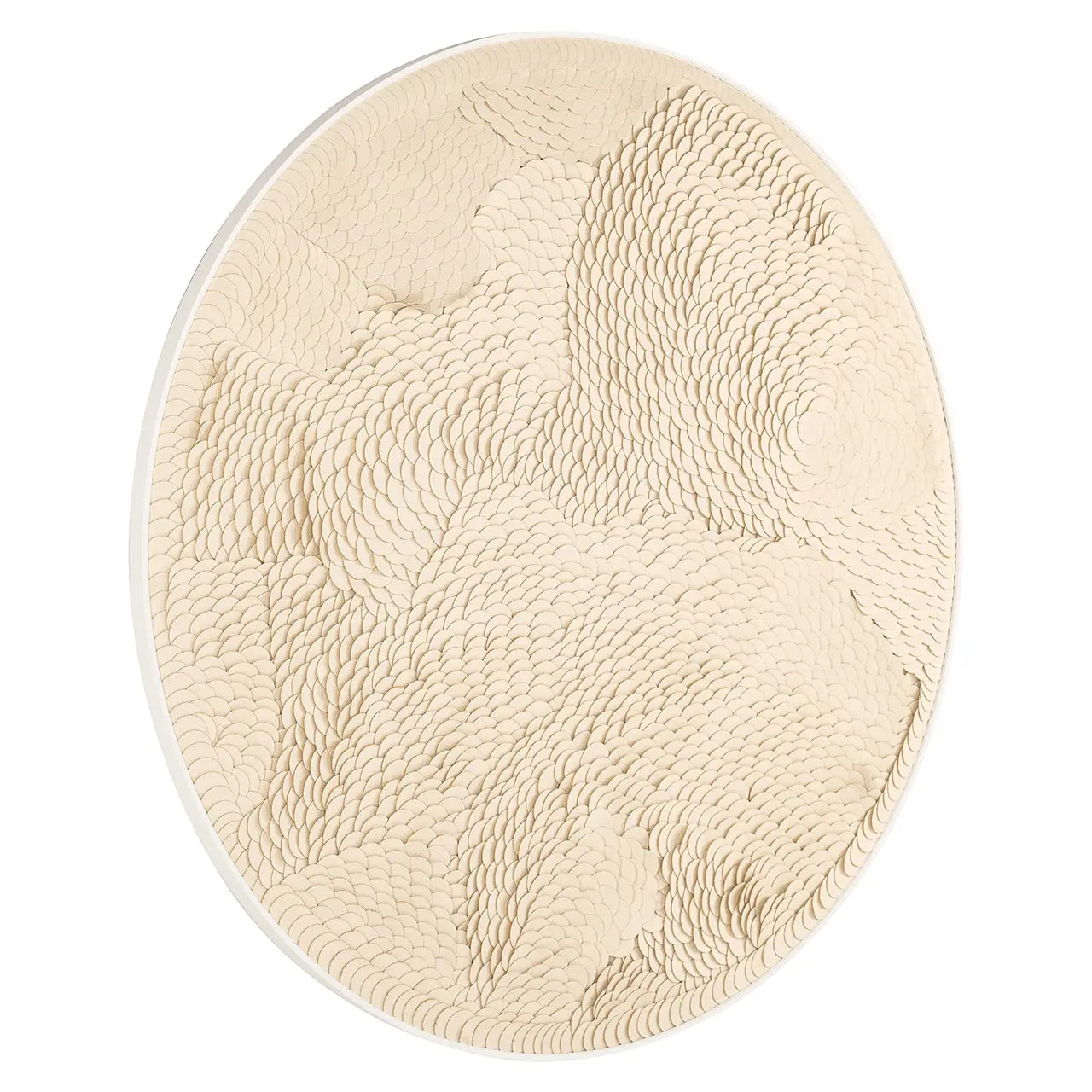 Richmond Interiors Flow Wall Art in White  Nicholas John Interiors