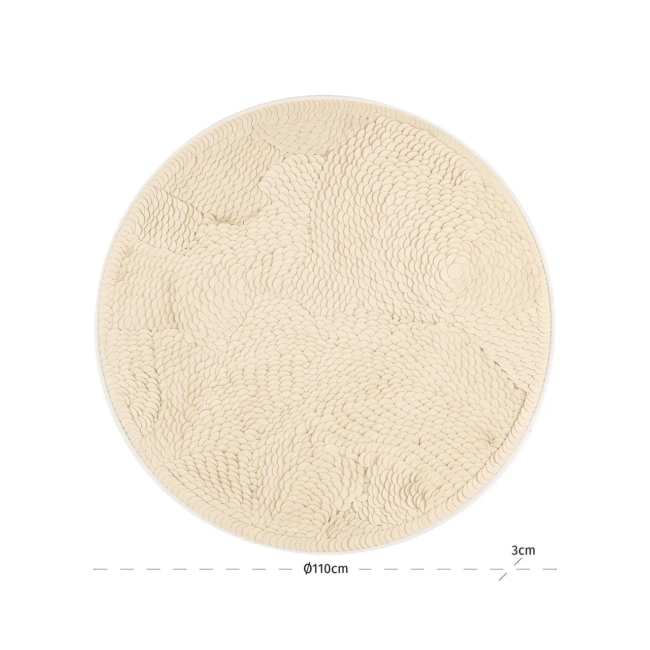 Richmond Interiors Flow Wall Art in White  Nicholas John Interiors