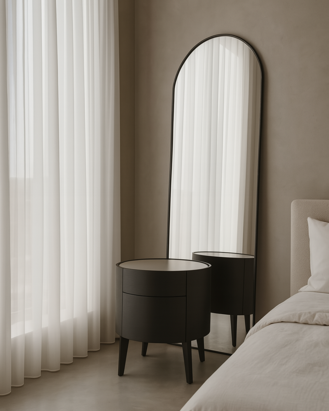Tommy Franks Weston Bedside Table - Black