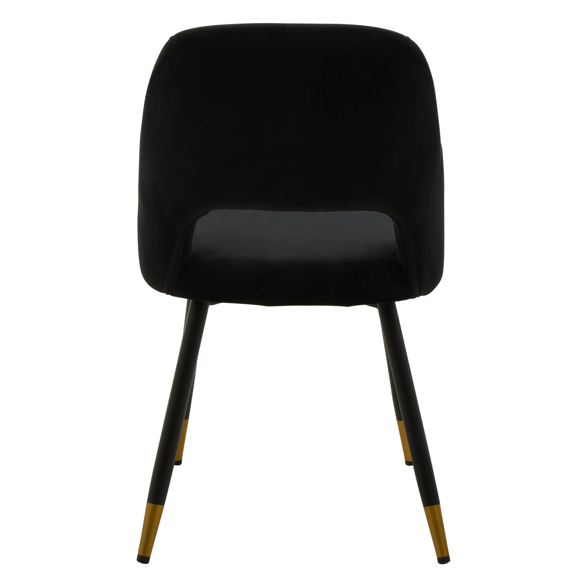 Warren Black Velvet Dining Chair
