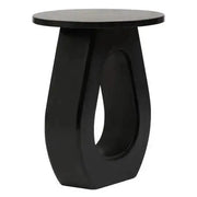Watsa Black Finish Mango Wood Accent Table   Nicholas John Interiors