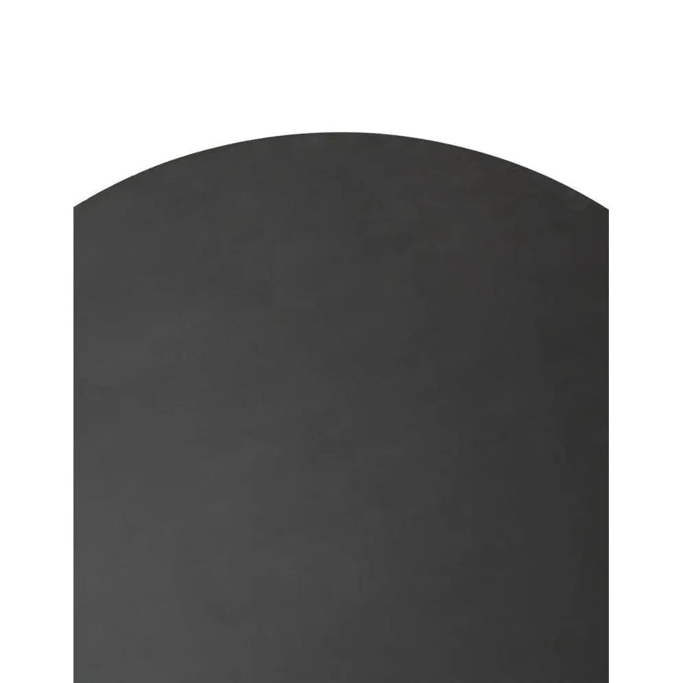 Watsa Black Finish Mango Wood Circle Column Detail Side Table   Nicholas John Interiors