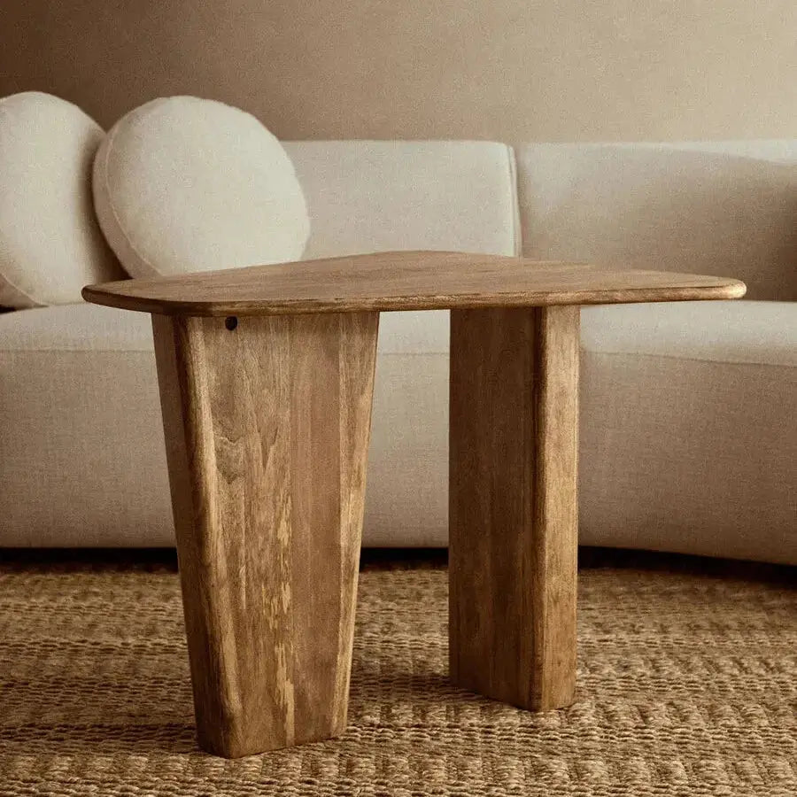 Watsa Natural Finish Mango Wood Coffee Table   Nicholas John Interiors