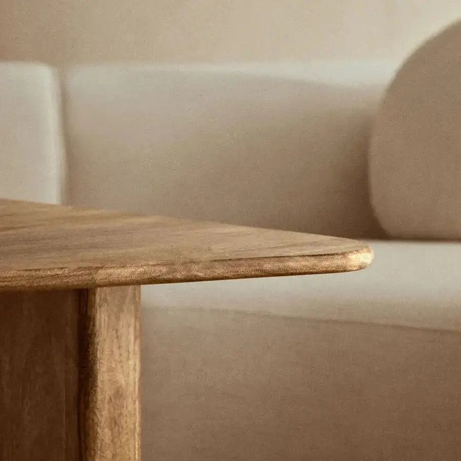 Watsa Natural Finish Mango Wood Coffee Table   Nicholas John Interiors