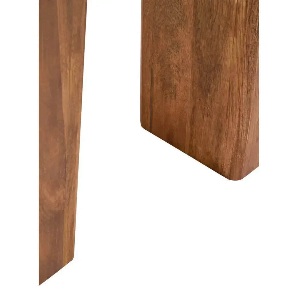 Watsa Natural Finish Mango Wood Coffee Table   Nicholas John Interiors