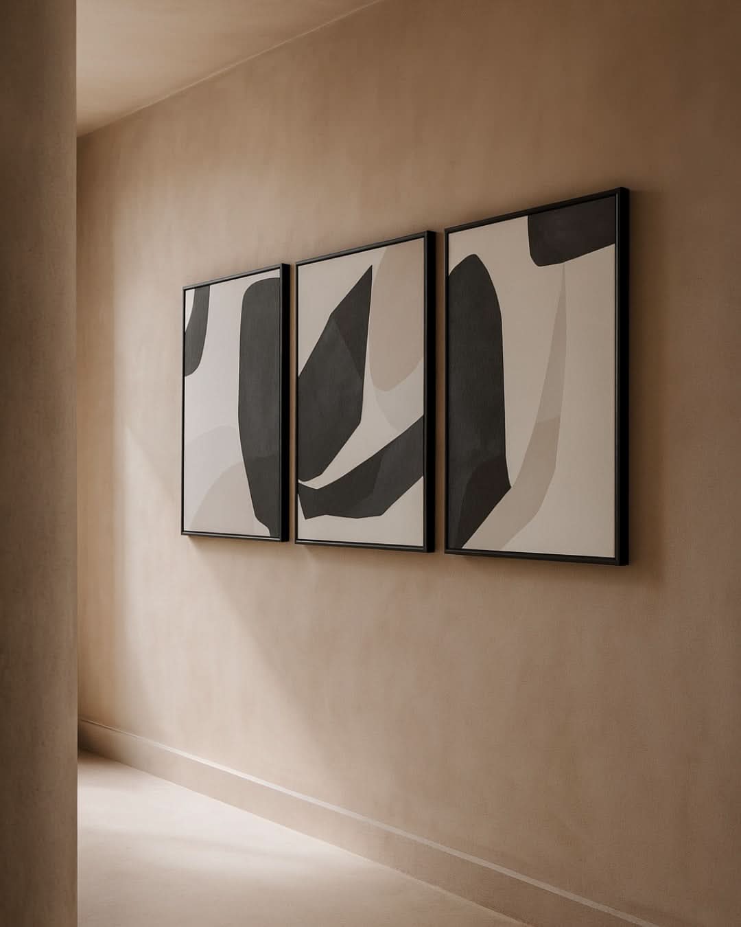Tommy Franks Stone Path - Set of 3 Wall Art   Nicholas John Interiors