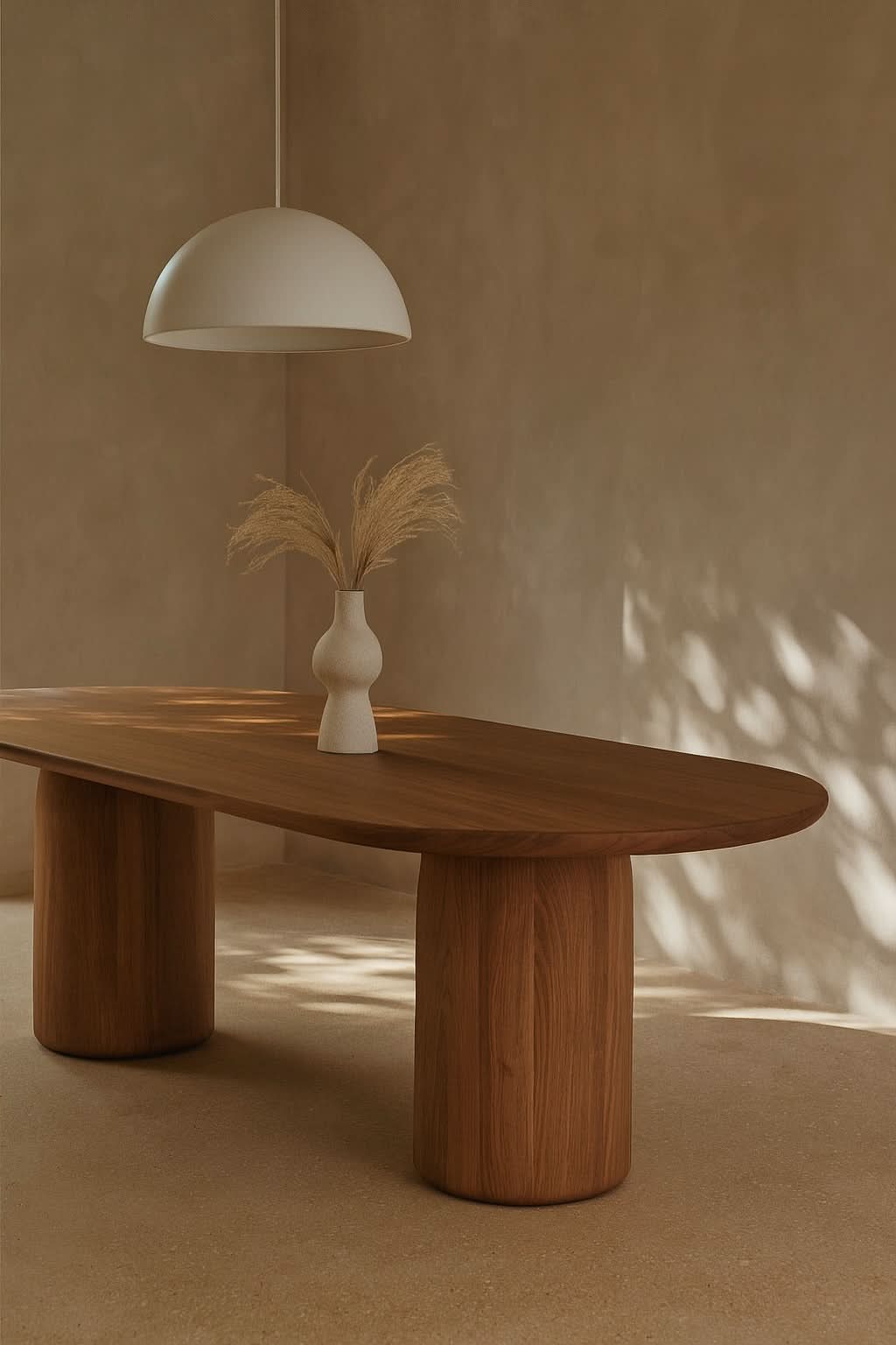 Tommy Franks Basilca 270cm Dining Table in Walnut   Nicholas John Interiors