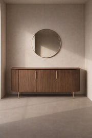 Lantine Buffet – Walnut & Brass   Nicholas John Interiors