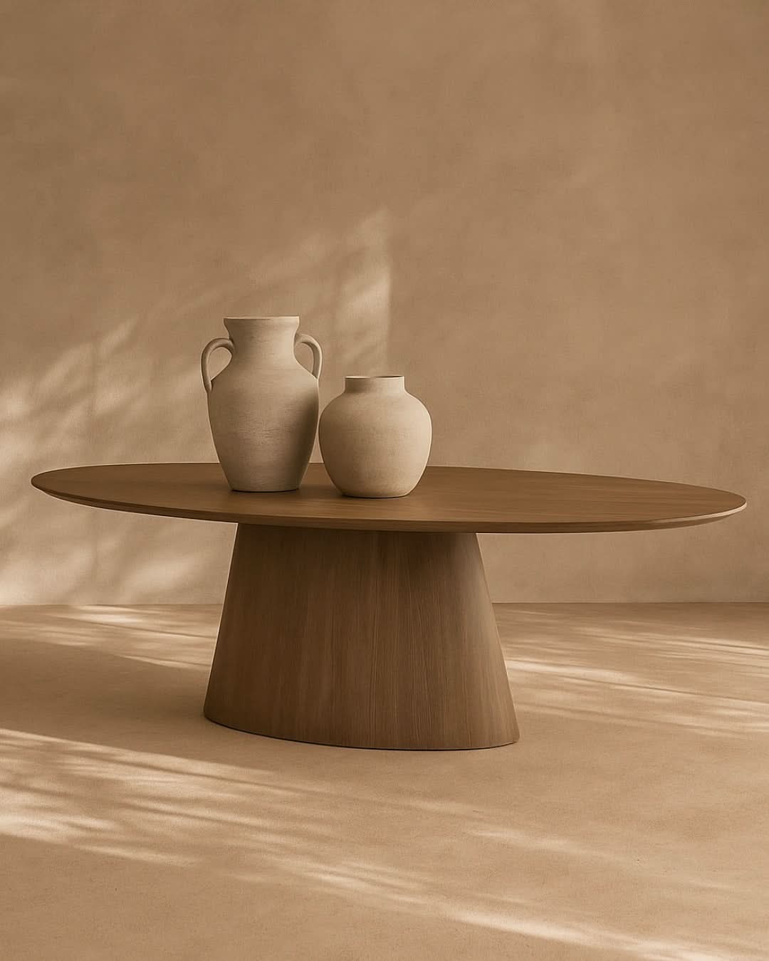 Tommy Franks Tavamo Dining Table - Oval - Walnut   Nicholas John Interiors