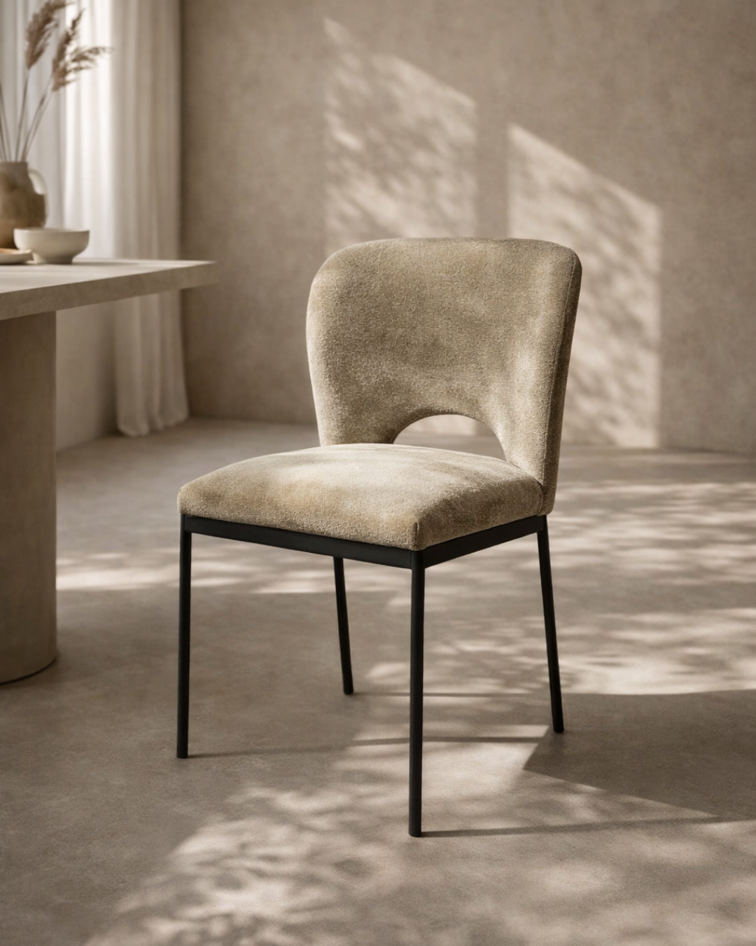 Wolfie Dining Chair - Set of 2 - Olive   Nicholas John Interiors