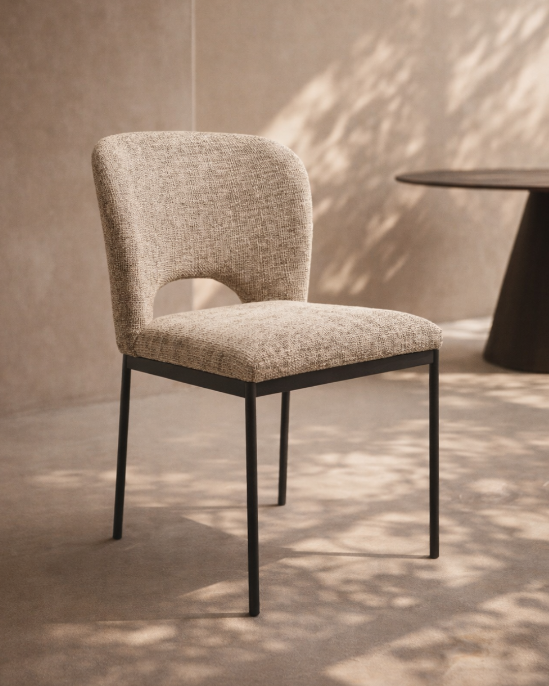 Wolfie Dining Chair - Set of 2 -Taupe   Nicholas John Interiors