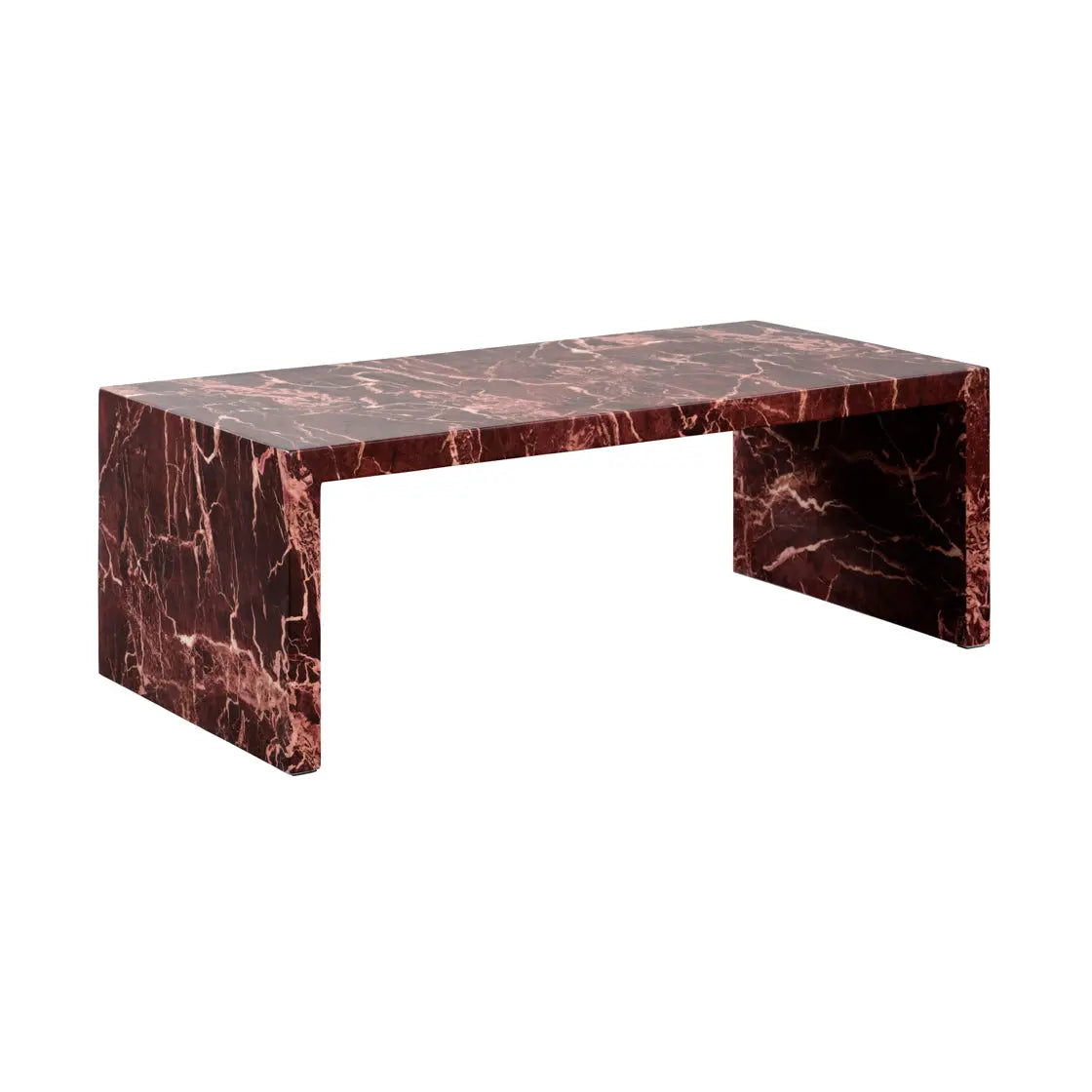 Ashford & Grey Wynn Rosso Levanto Coffee Table
