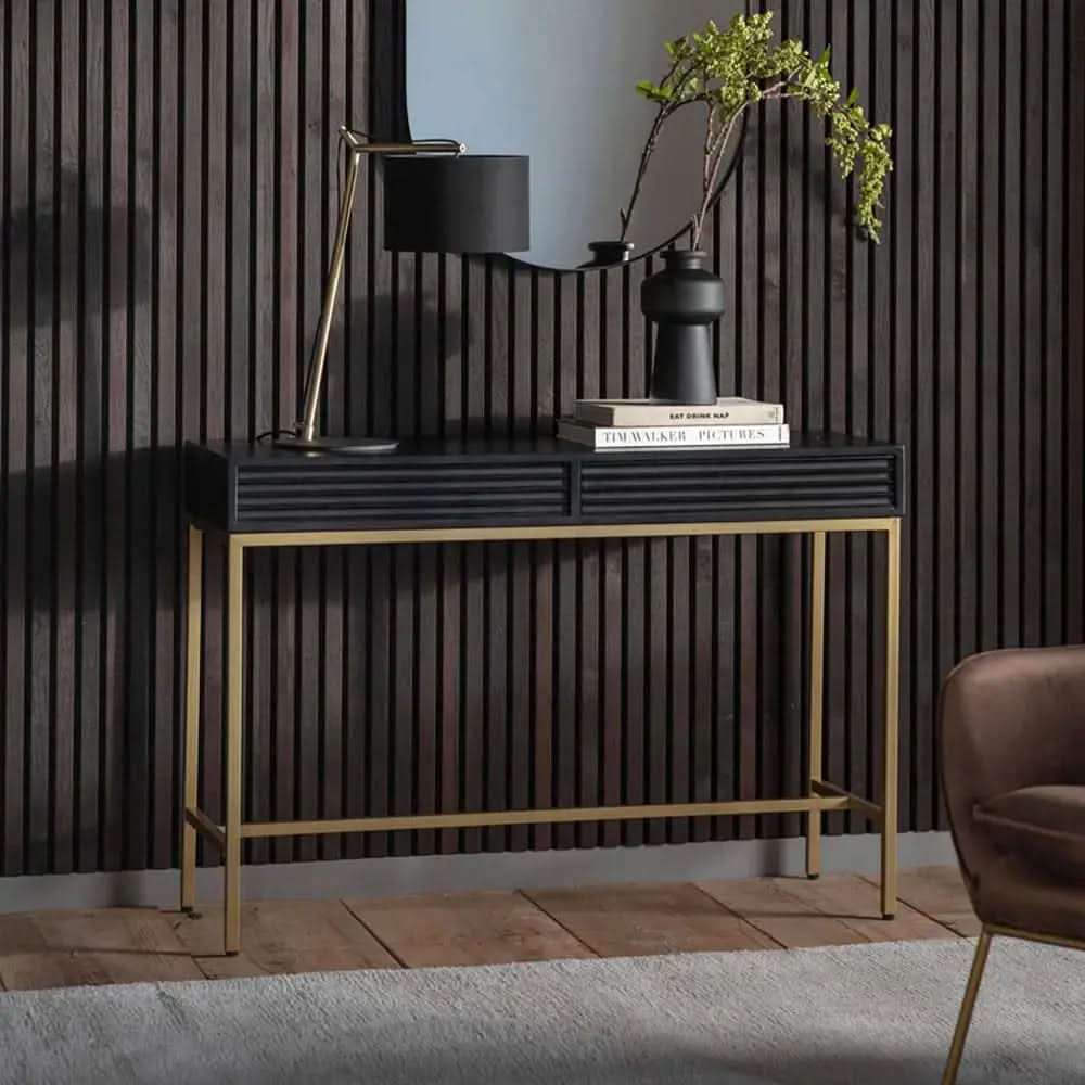 Yantai 2 Drawer Console Table   Nicholas John Interiors