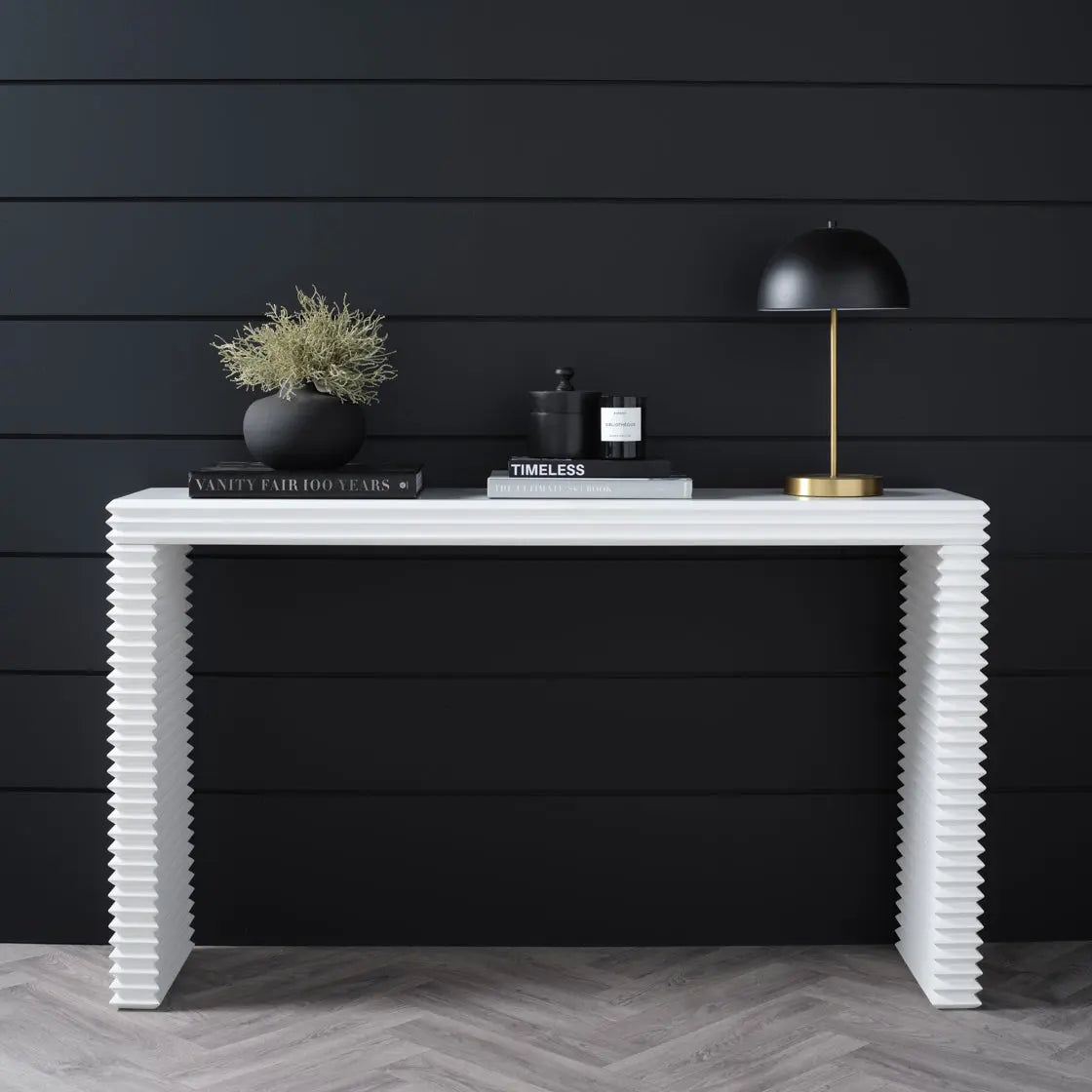 Ashford & Grey Zen White Console Table