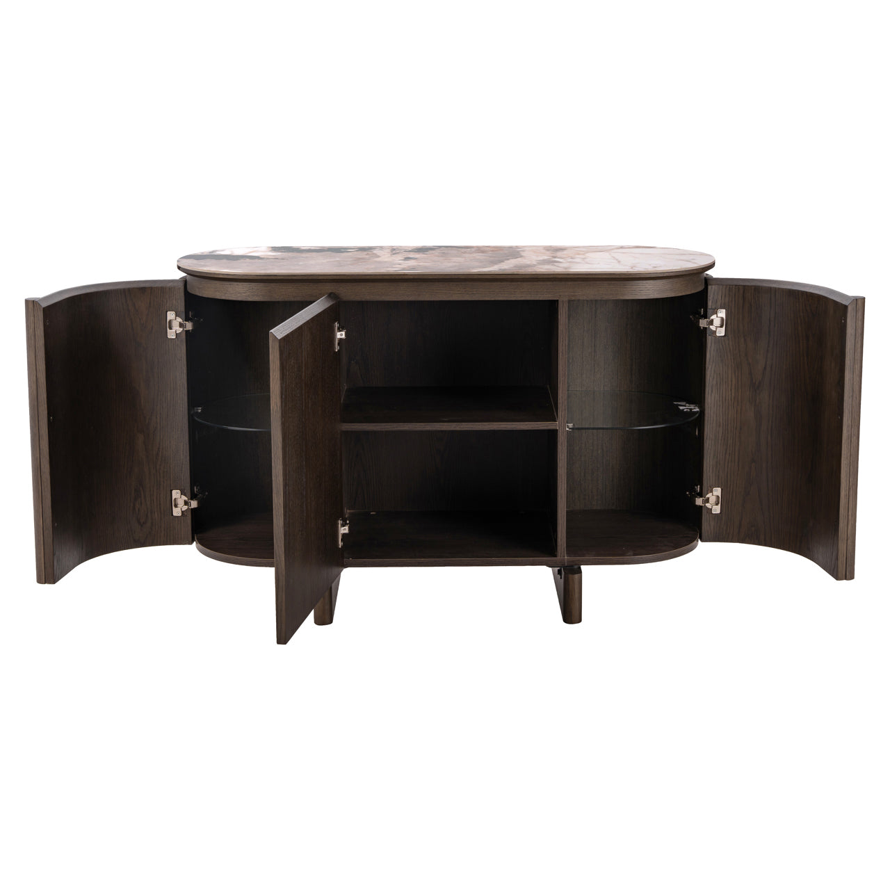 Richmond Interiors Langford Brown 3-Door Sideboard