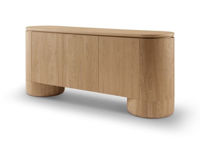 Berwick Buffet - Ash Oak - 3 Door   Nicholas John Interiors