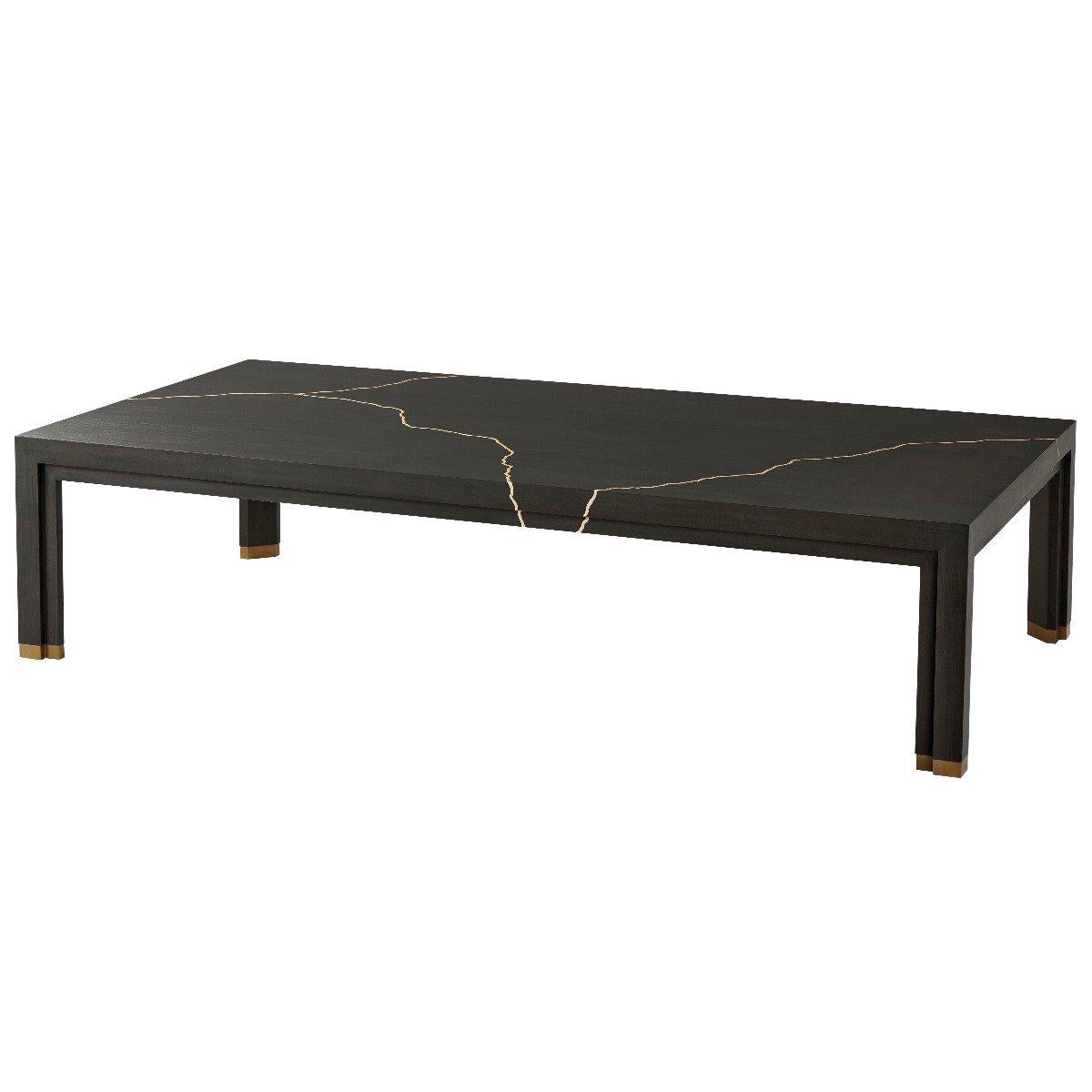 Theodore Alexander Table Marloe Coffee in Black