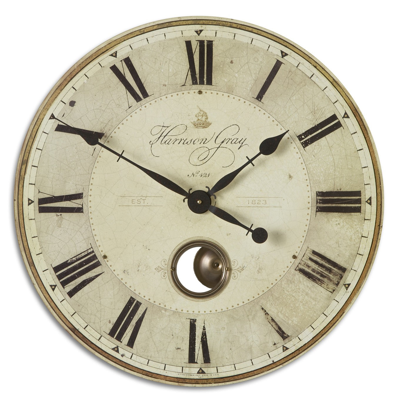  Harrison Gray 23" Clock