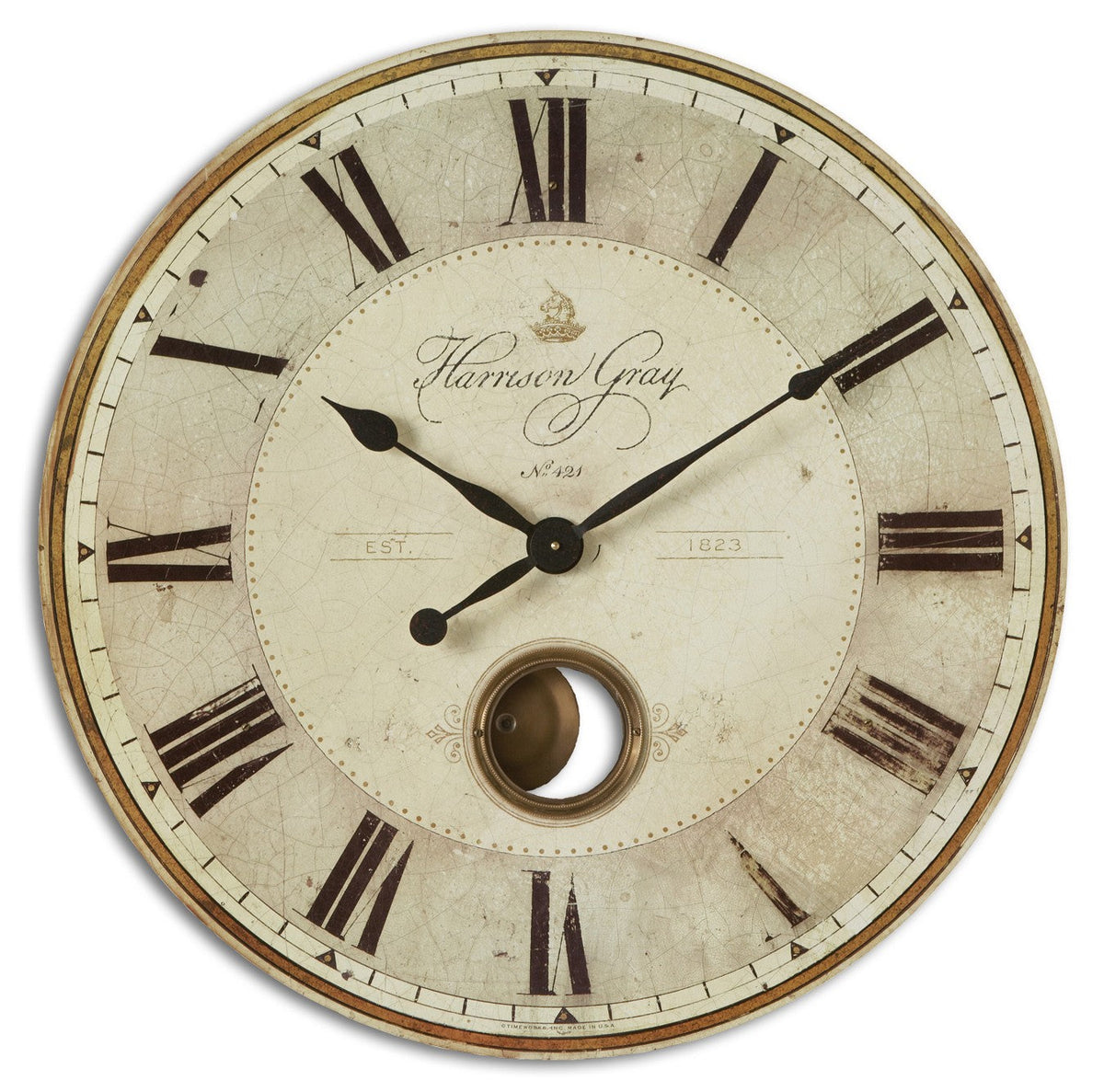  Harrison Gray 30" Clock