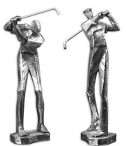  Practice Shot Metallic Statues, Set/2