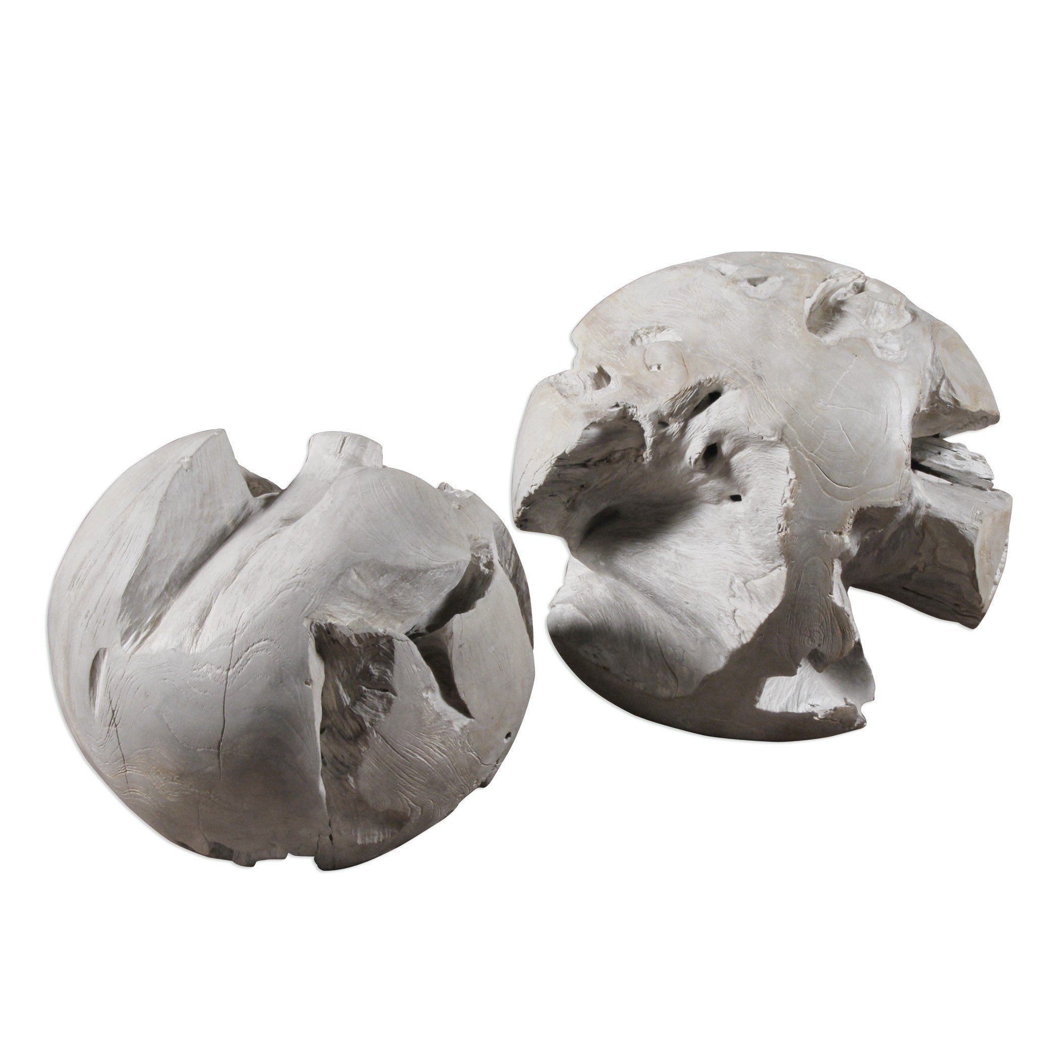  Ermanno Teak Indoor-Outdoor Balls S/2