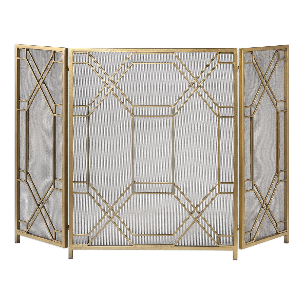  Rosen Gold Fireplace Screen