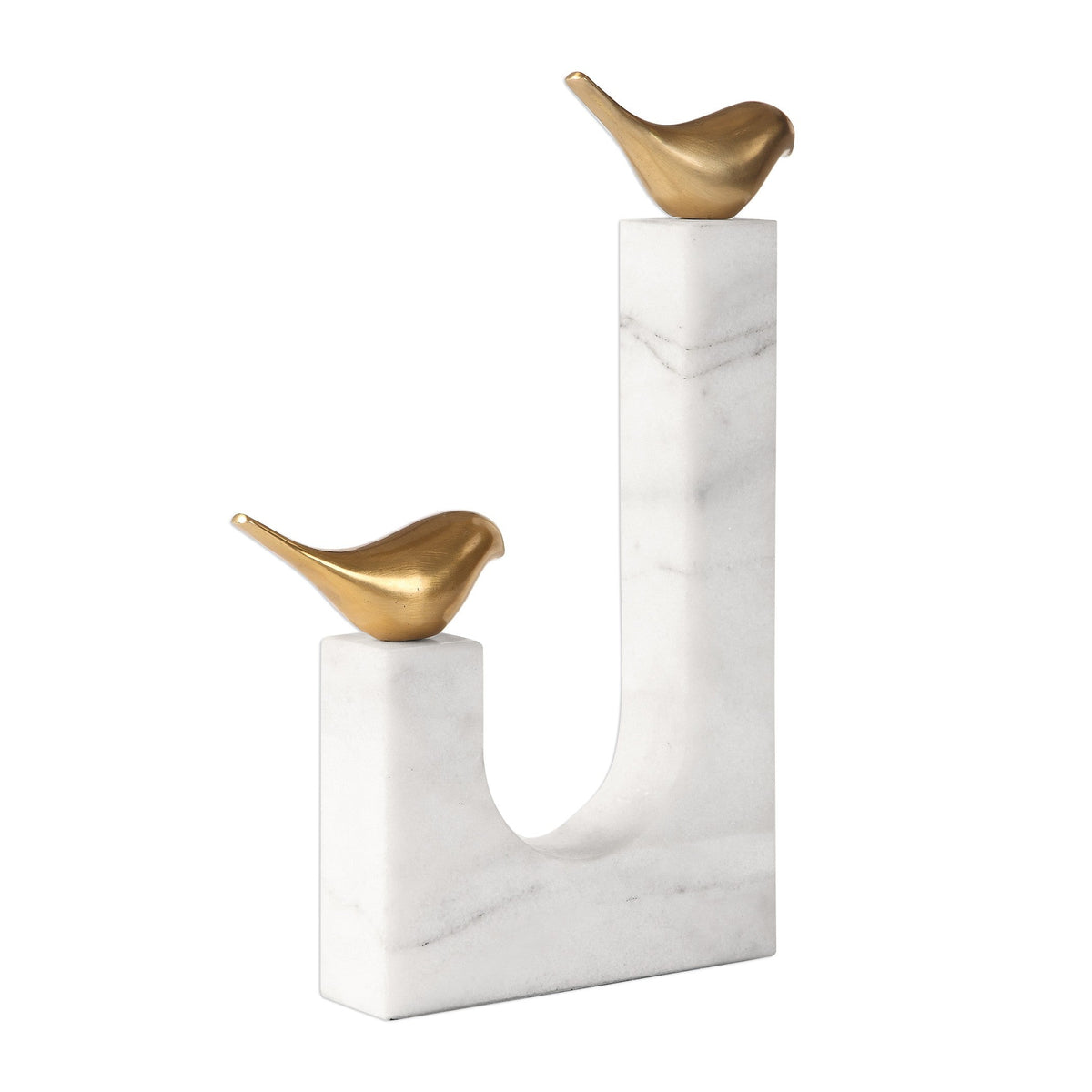  Songbirds Brass Sculpture