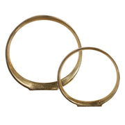  Jimena Gold Ring Sculptures Set/2