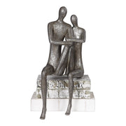  Courtship Antique Nickel Figurine