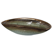 Iroquois Indoor-Outdoor Green Glaze Bowl