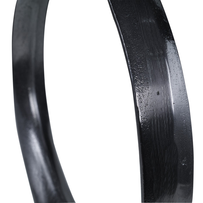 Uttermost Orbits Black Ring Indoor-Outdoor Sculptures - Set of 2