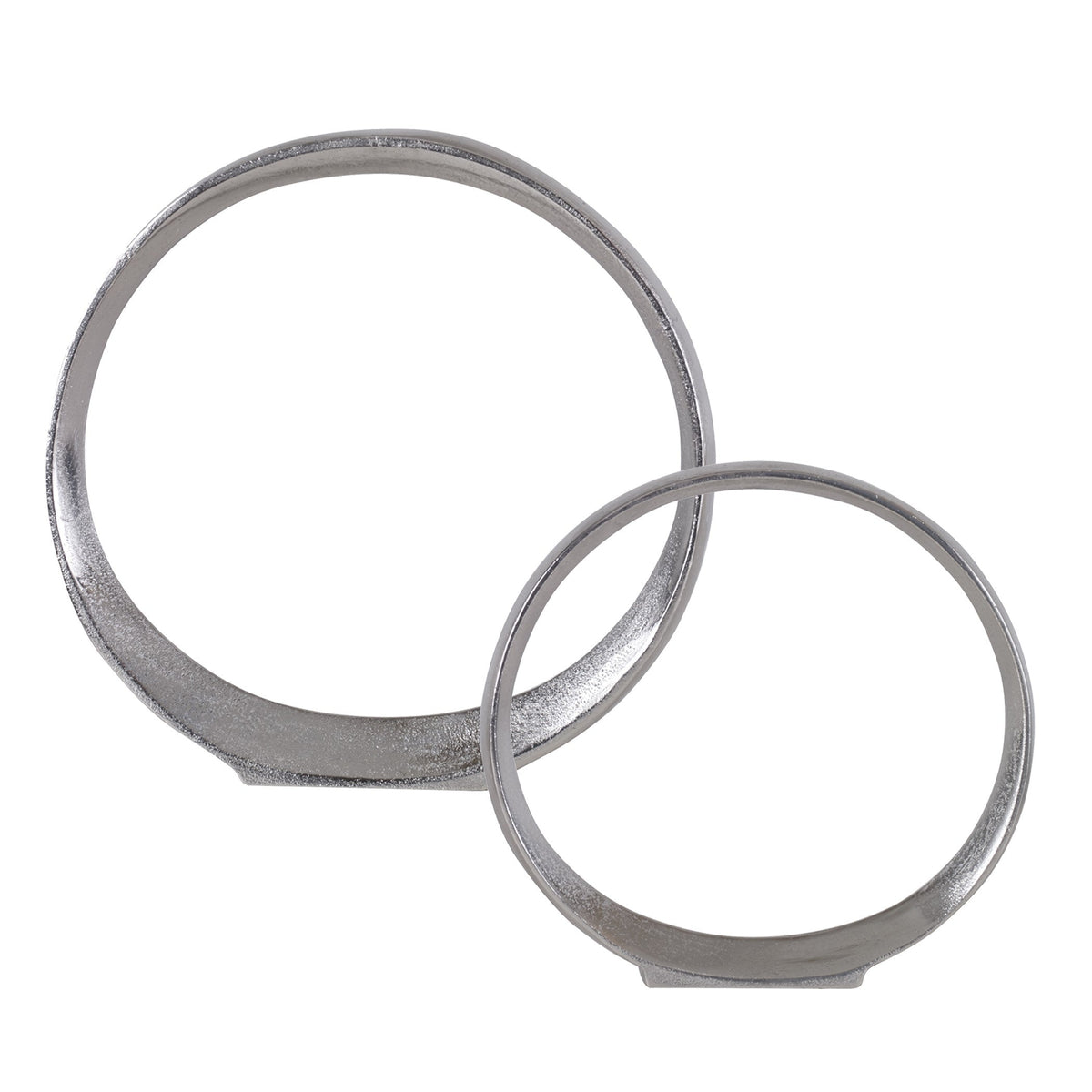  Orbits Nickel Ring Sculptures, S/2
