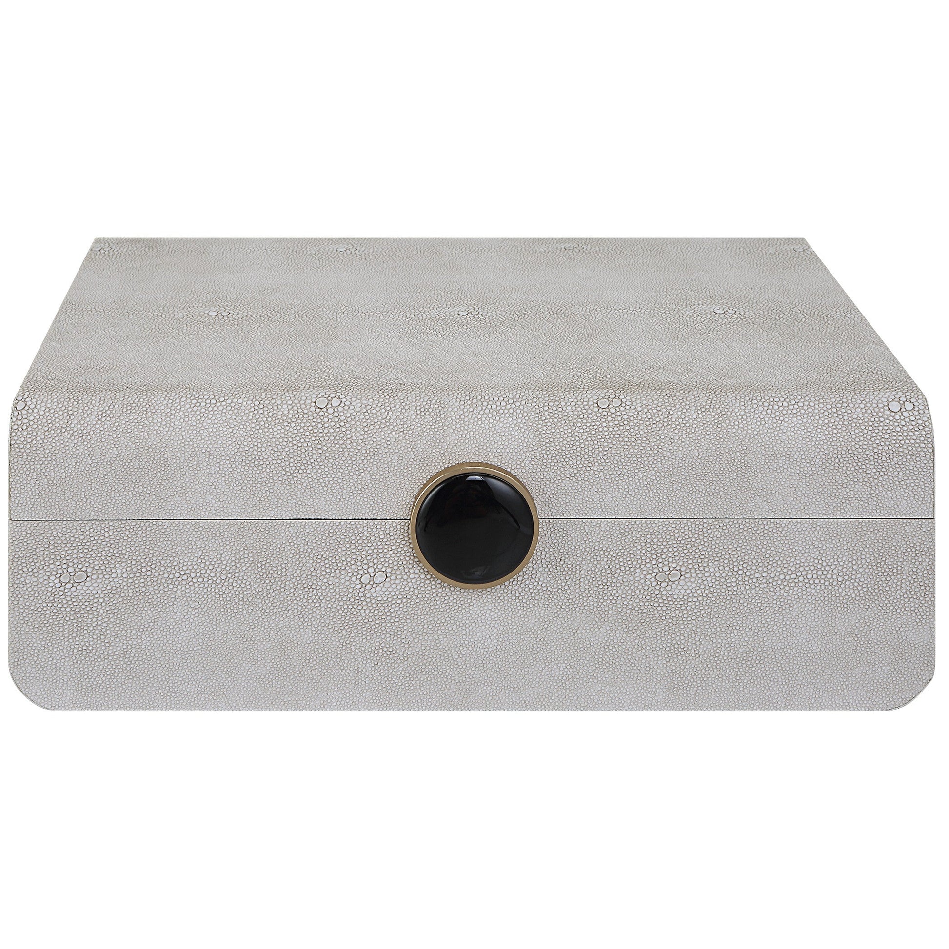  Lalique White Shagreen Box
