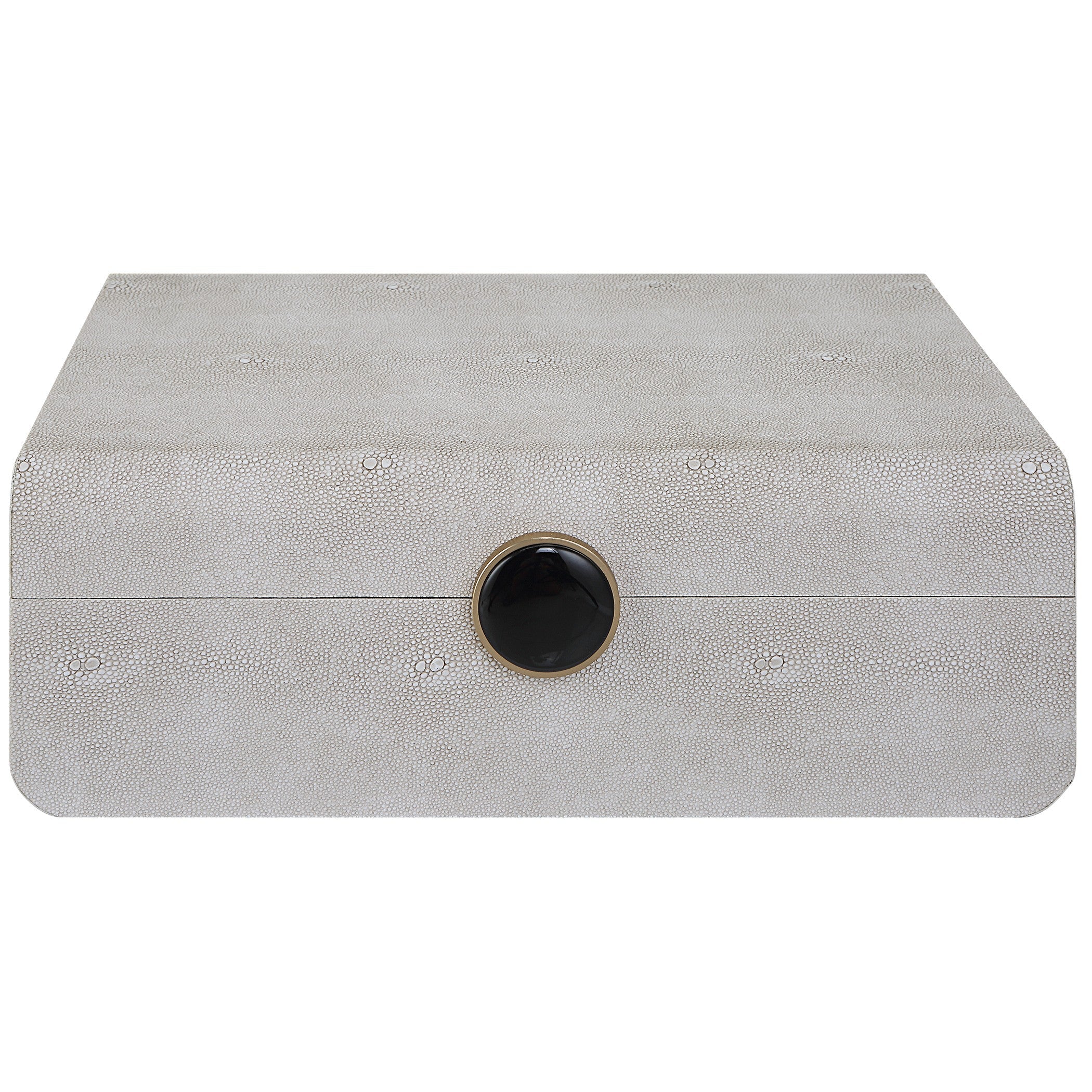  Lalique White Shagreen Box