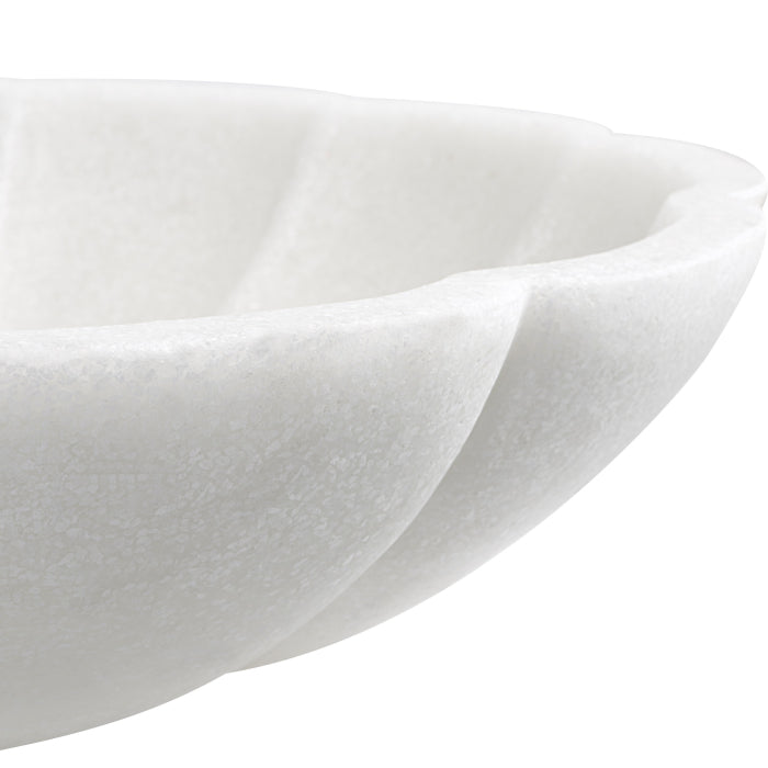 Uttermost Petal Ivory Ricestone Indoor-Outdoor Bowl