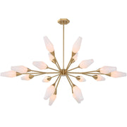 Agapanthus 18 Light Pendant in Brass