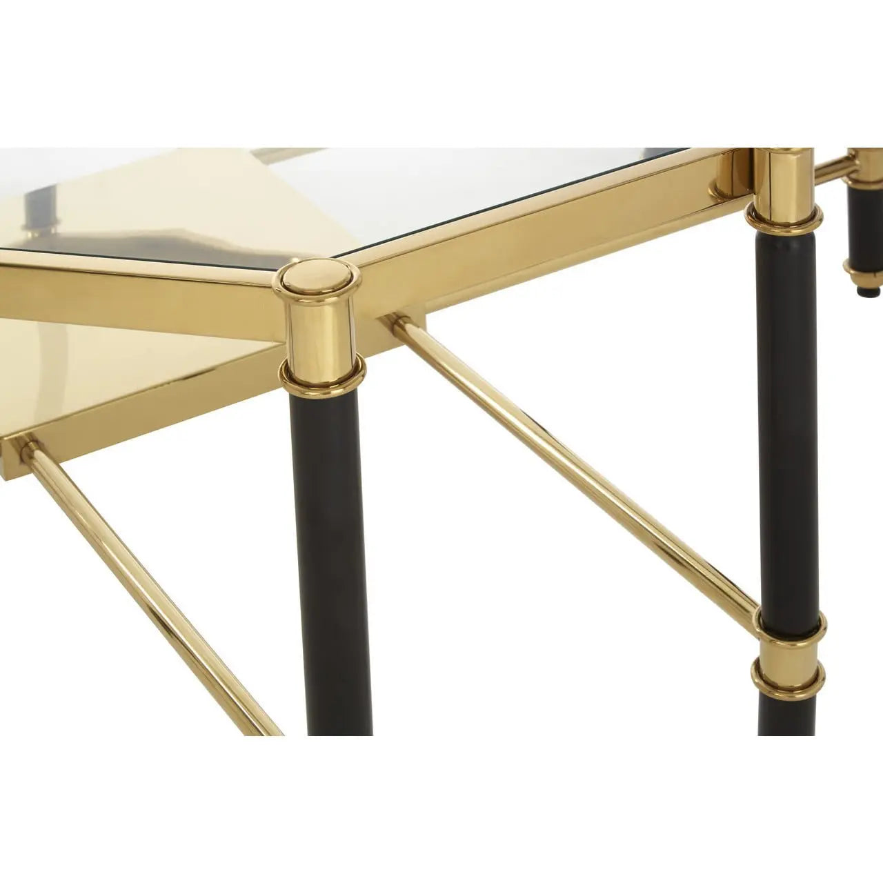 Aleesia Champagne Finish Coffee Table Coffee Table