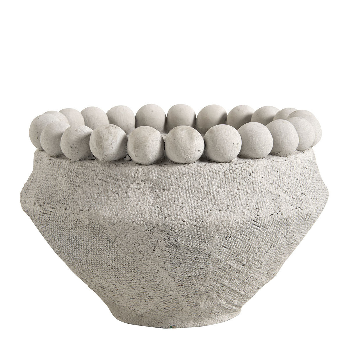 Blanc d’Ivoire Aléo Light Grey Cement Planter Large - CLEARANCE - BRAND NEW BOXED
