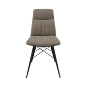 Alesia Set of 2 Dining Chairs in Taupe Dining Chair