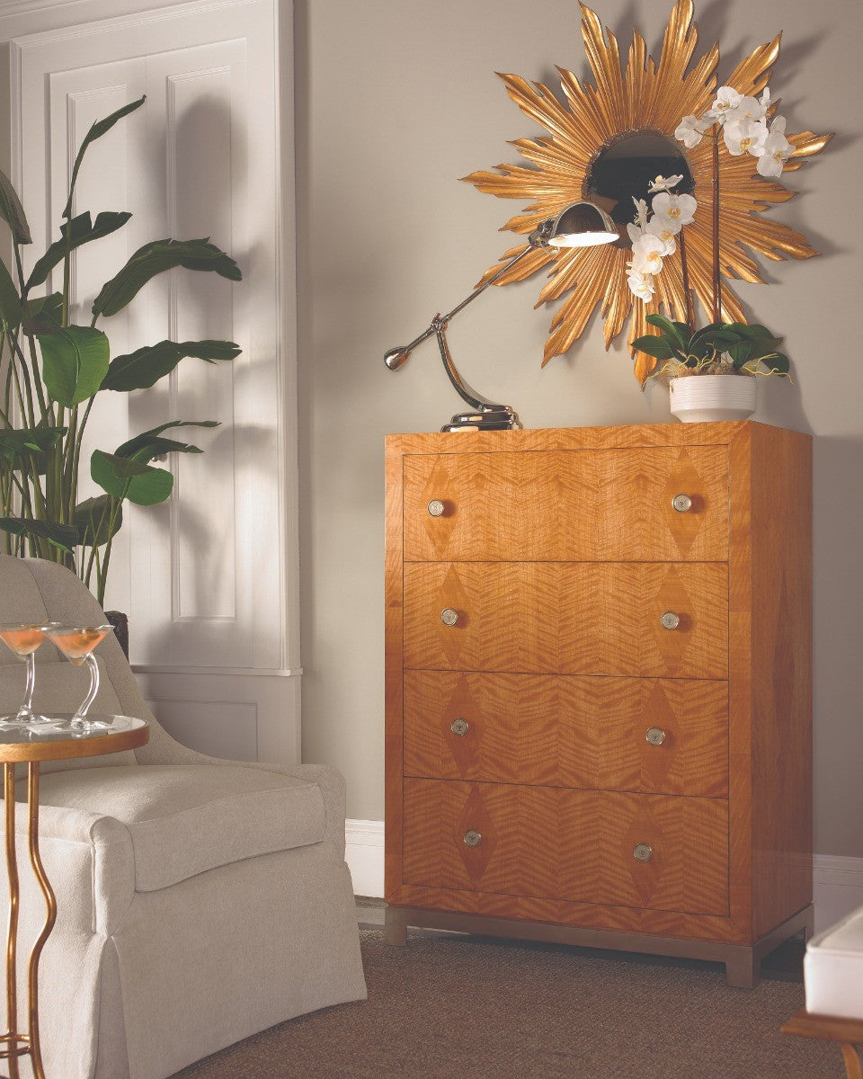Jonathan Charles Round Accent Table Contemporary - Gilded