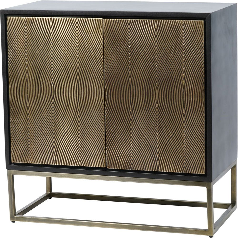 Amabel Embossed 2 Door Cabinet Cabinet