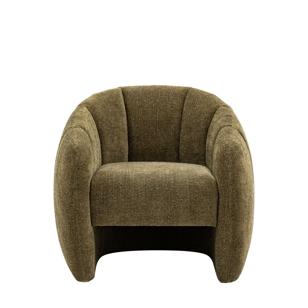 Amabella Tub Chair in Moss Green Accent & Armchairs