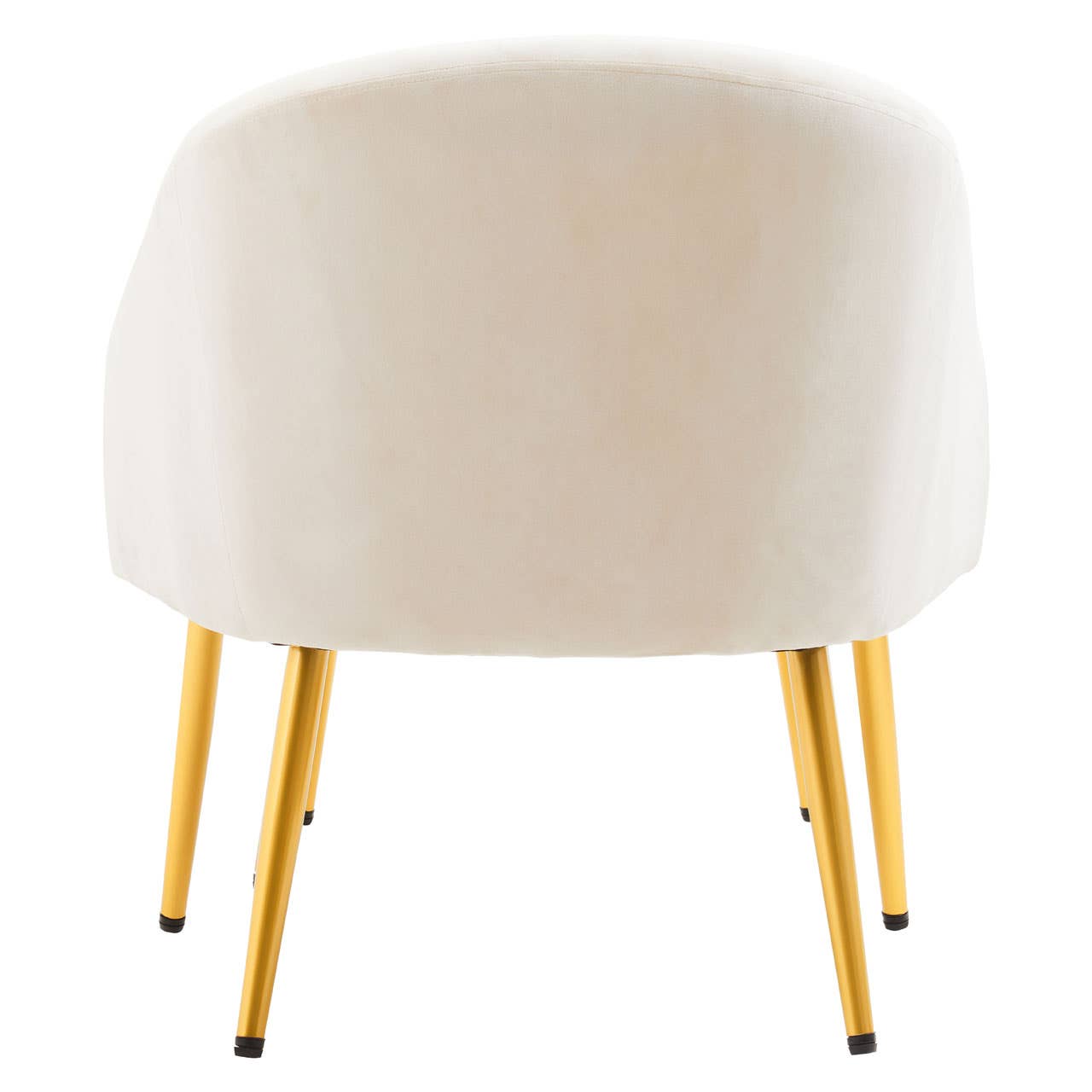 Amina Beige Chair and Footstool Accent & Armchairs