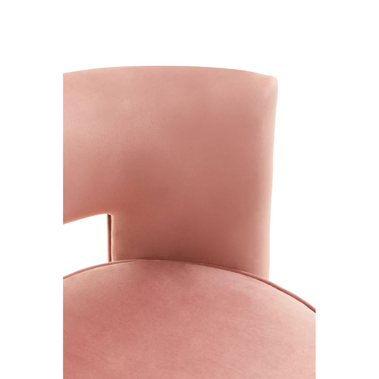 Amina Pink Velvet Swivel Chair Accent & Armchairs