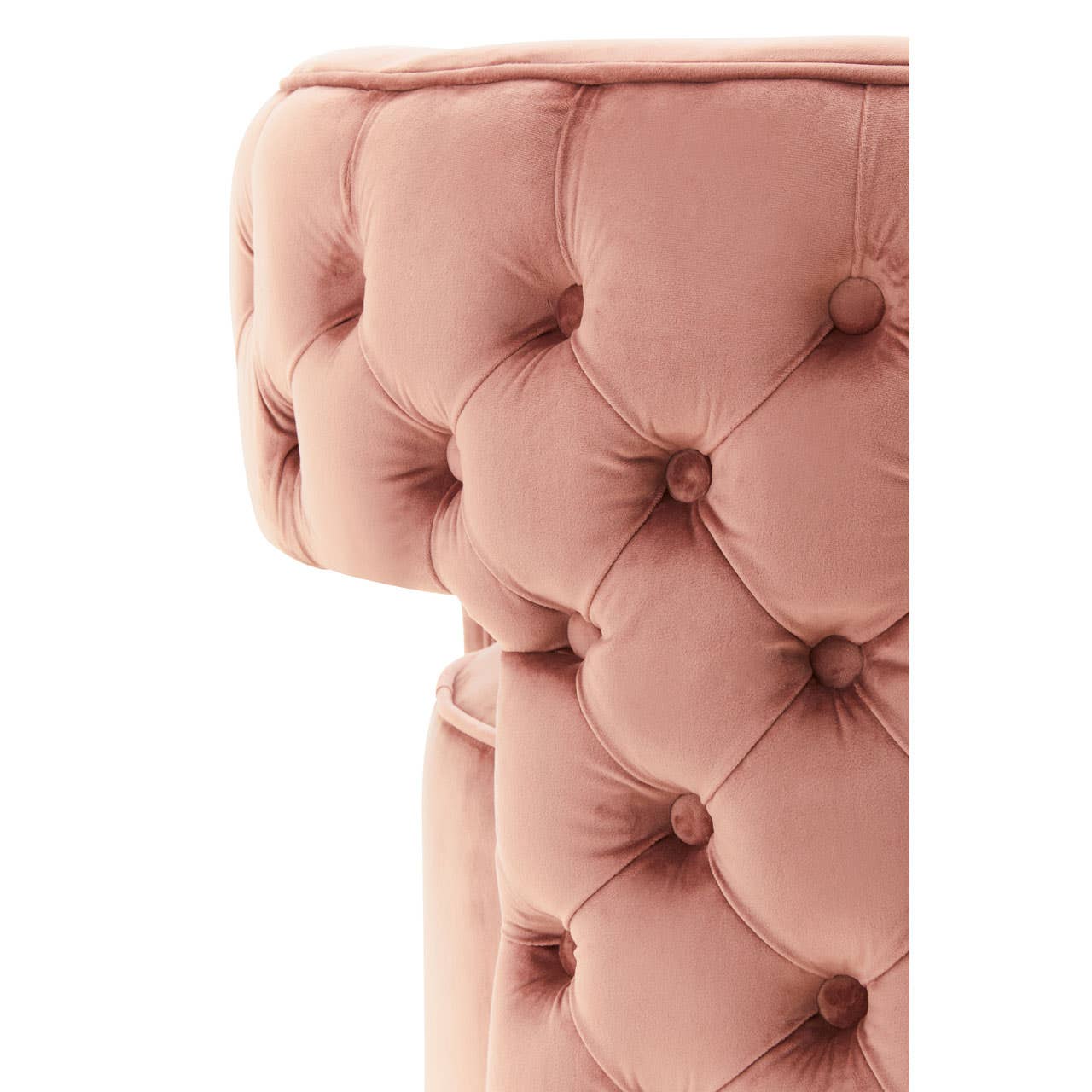 Amina Pink Velvet Swivel Chair Accent & Armchairs