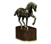 Jonathan Charles Antique Dark Bronze Horse