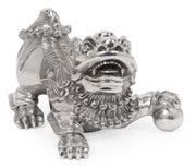 Jonathan Charles Foo Dog Ornament - Stainless Steel