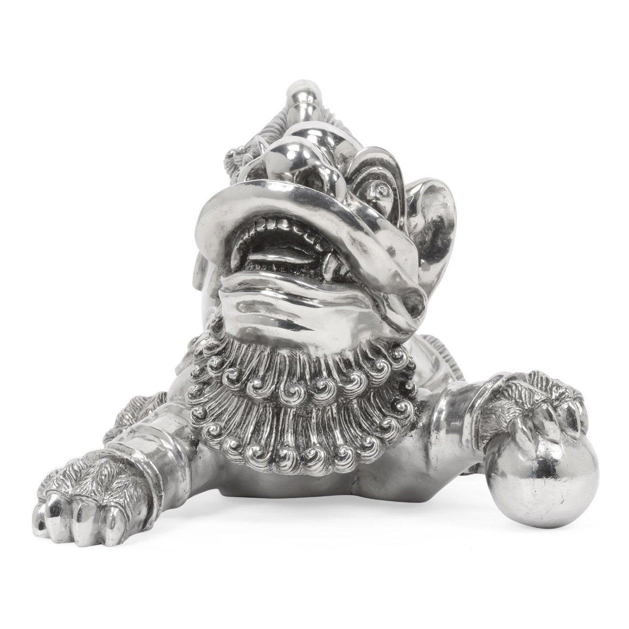 Jonathan Charles Foo Dog Ornament - Stainless Steel