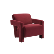 Twenty10 Design Apex Armchair in Burgundy Velvet  Nicholas John Interiors