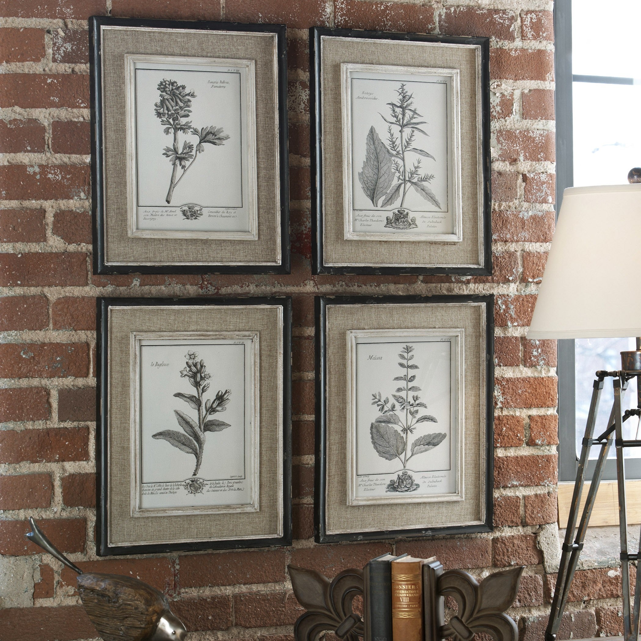 Uttermost Casual Grey Study Framed Art - Set of 4